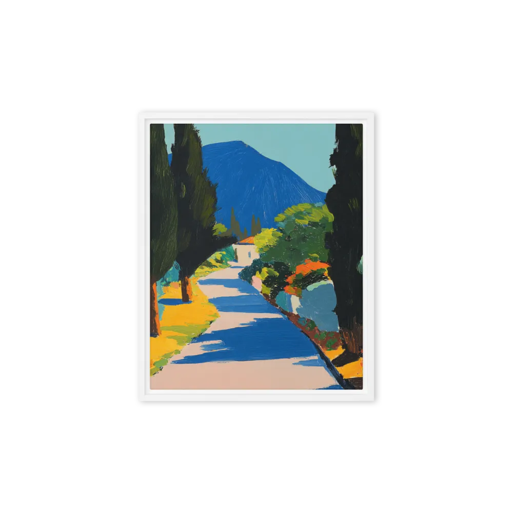 Cypress Pathway 
 Metal Print | 16″x 20″