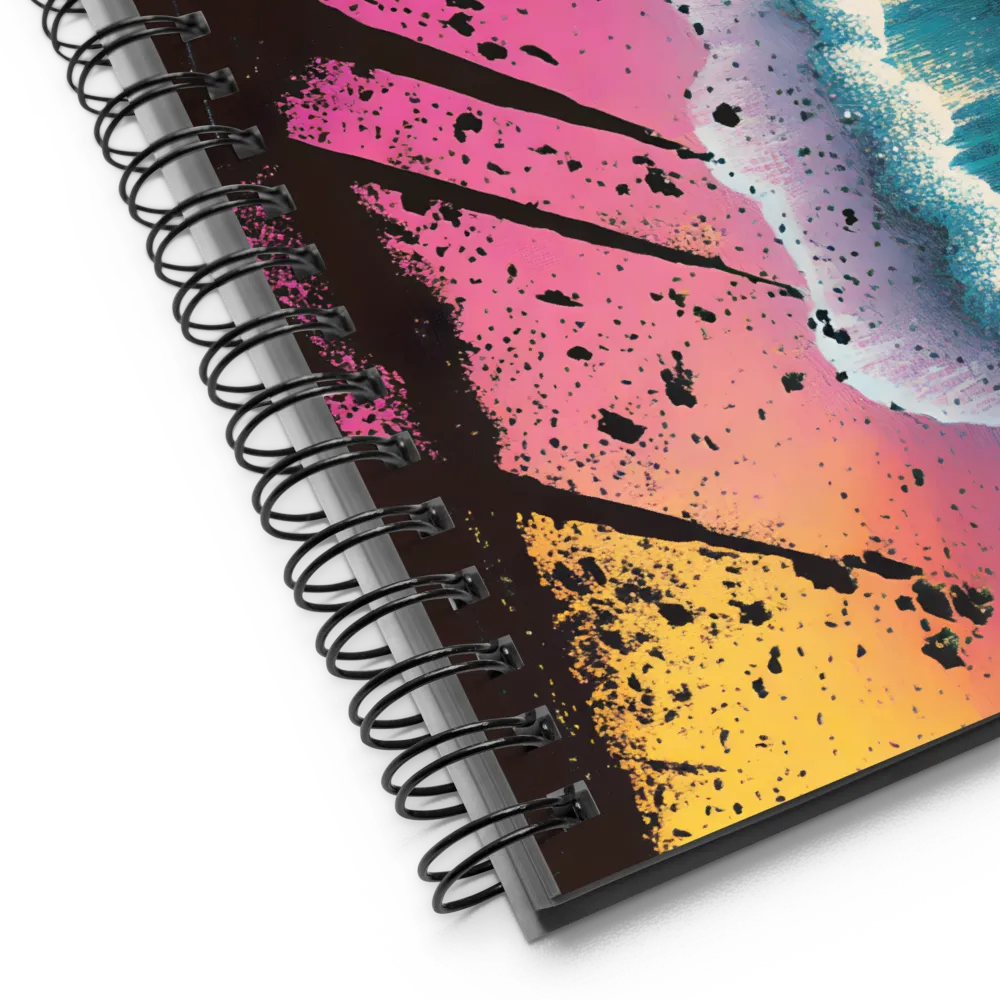 Cosmic Cliffside Dream 
 Spiral Notebook | 140 pages