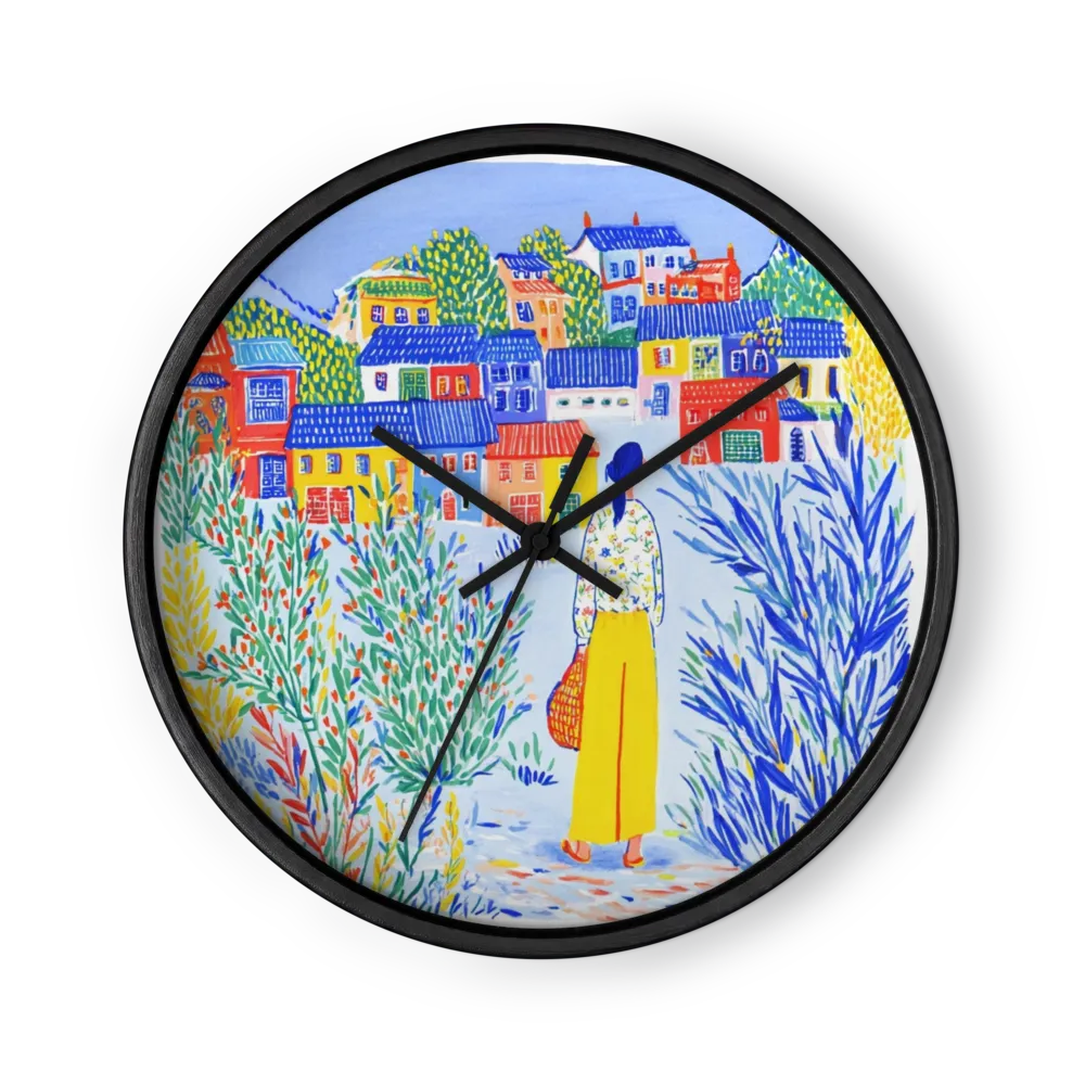 Village Promenade | Wall Clock