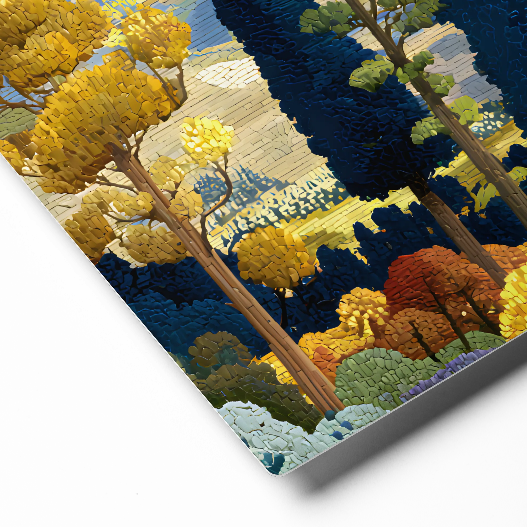 Tessellated Forest 
 Canvas with White Frame