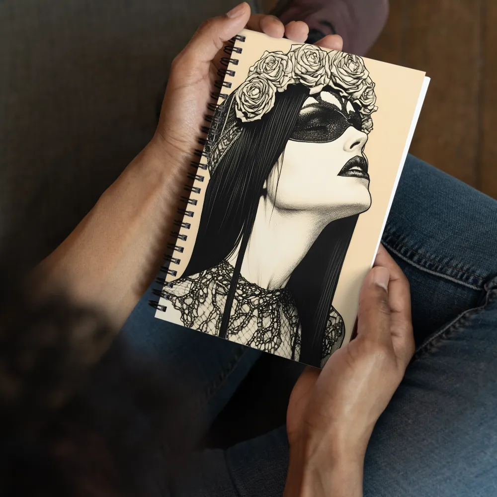 The Veiled Bloom 
 Spiral Notebook | 140 pages