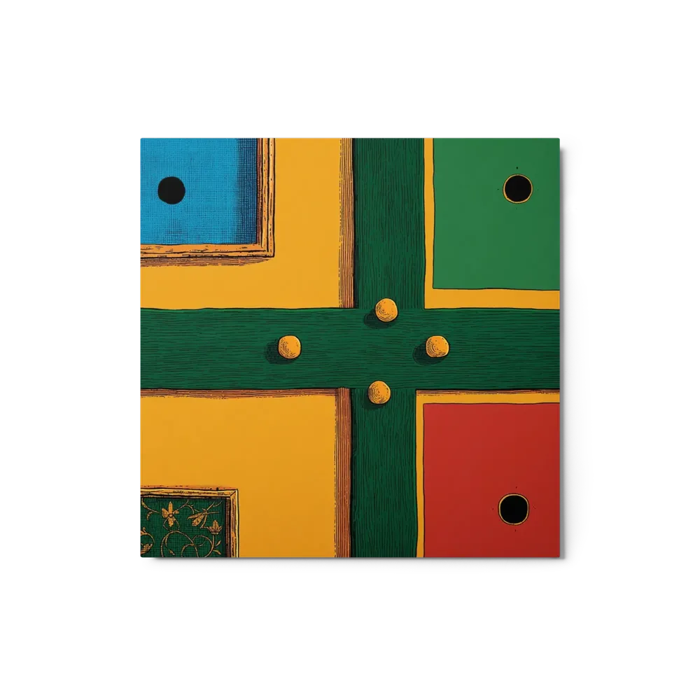 Grid Composition in Color | Art Print