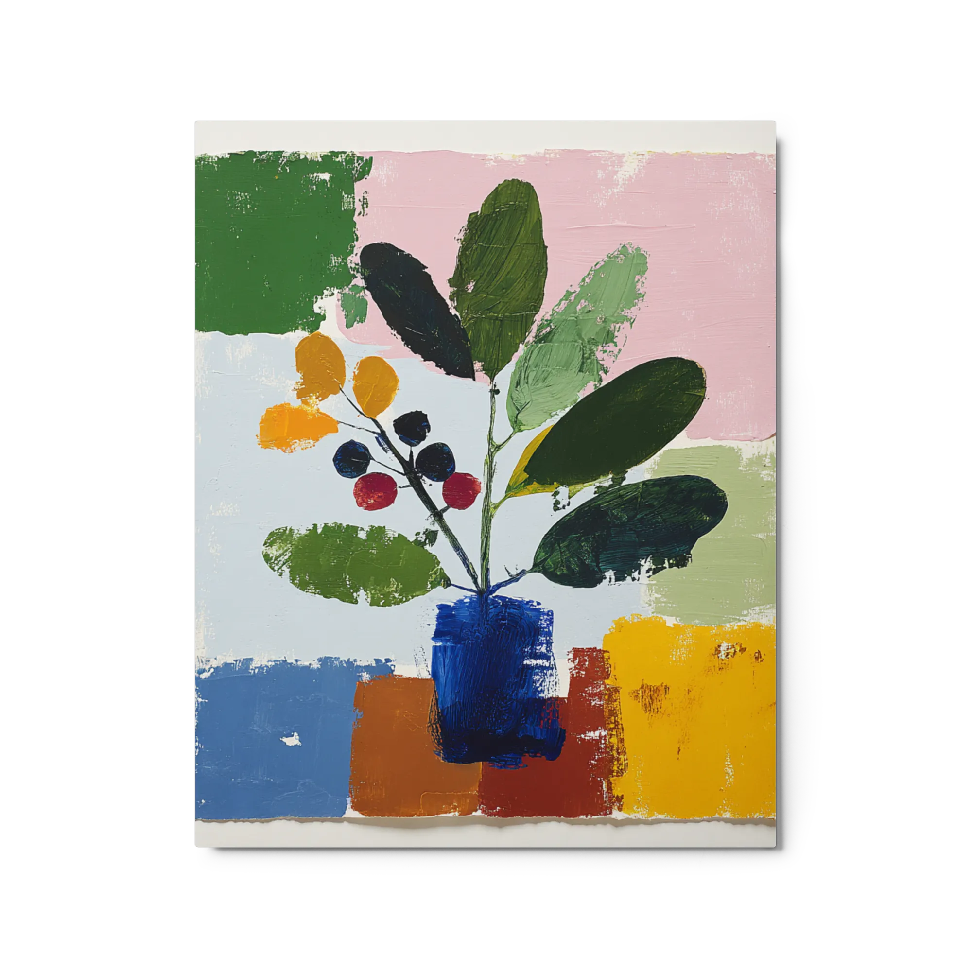 Impasto Botanisches Stillleben