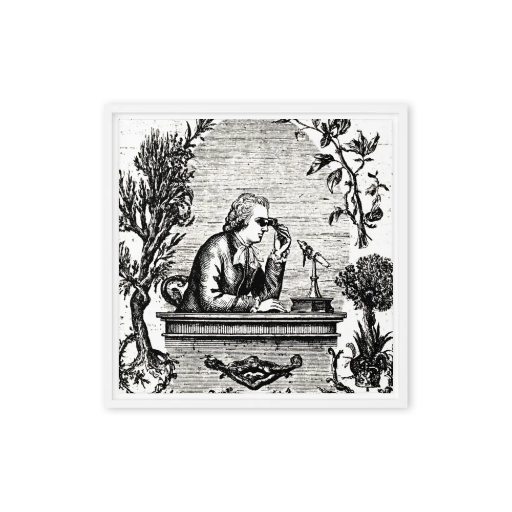 The Astronomer 
 Canvas with Brown Frame