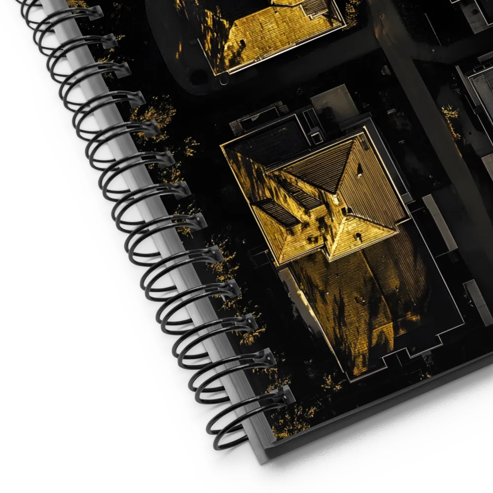 Golden Hour Rooftops 
 Spiral Notebook | 140 pages
