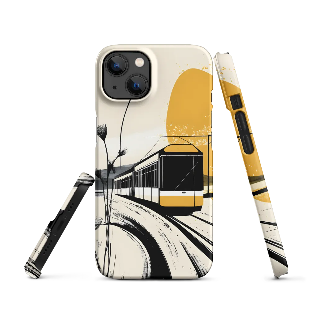 Sunlit Tramway Journey | Phone Case