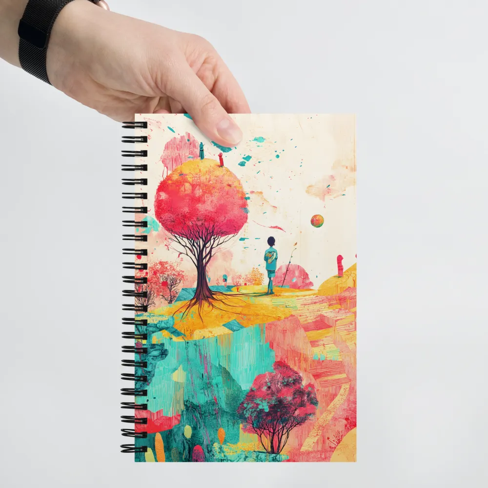 The Wanderer's Vivid Dream 
 Spiral Notebook | 140 pages