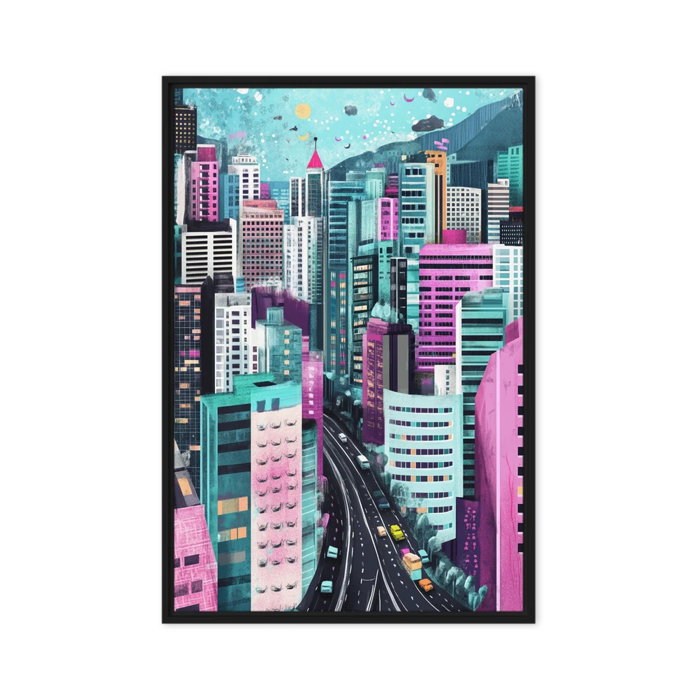 Vibrant Cityscape Dream | Art Print