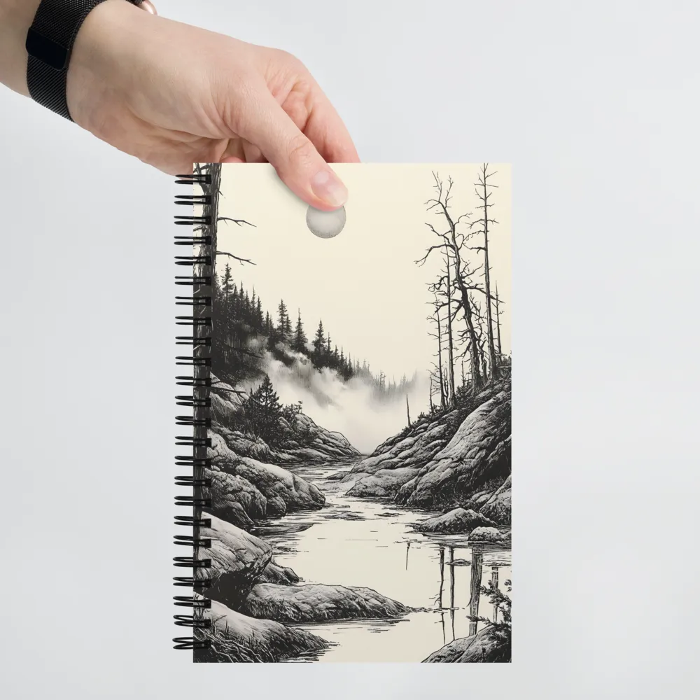 Nocturne of the Whispering Woods 
 Spiral Notebook | 140 pages