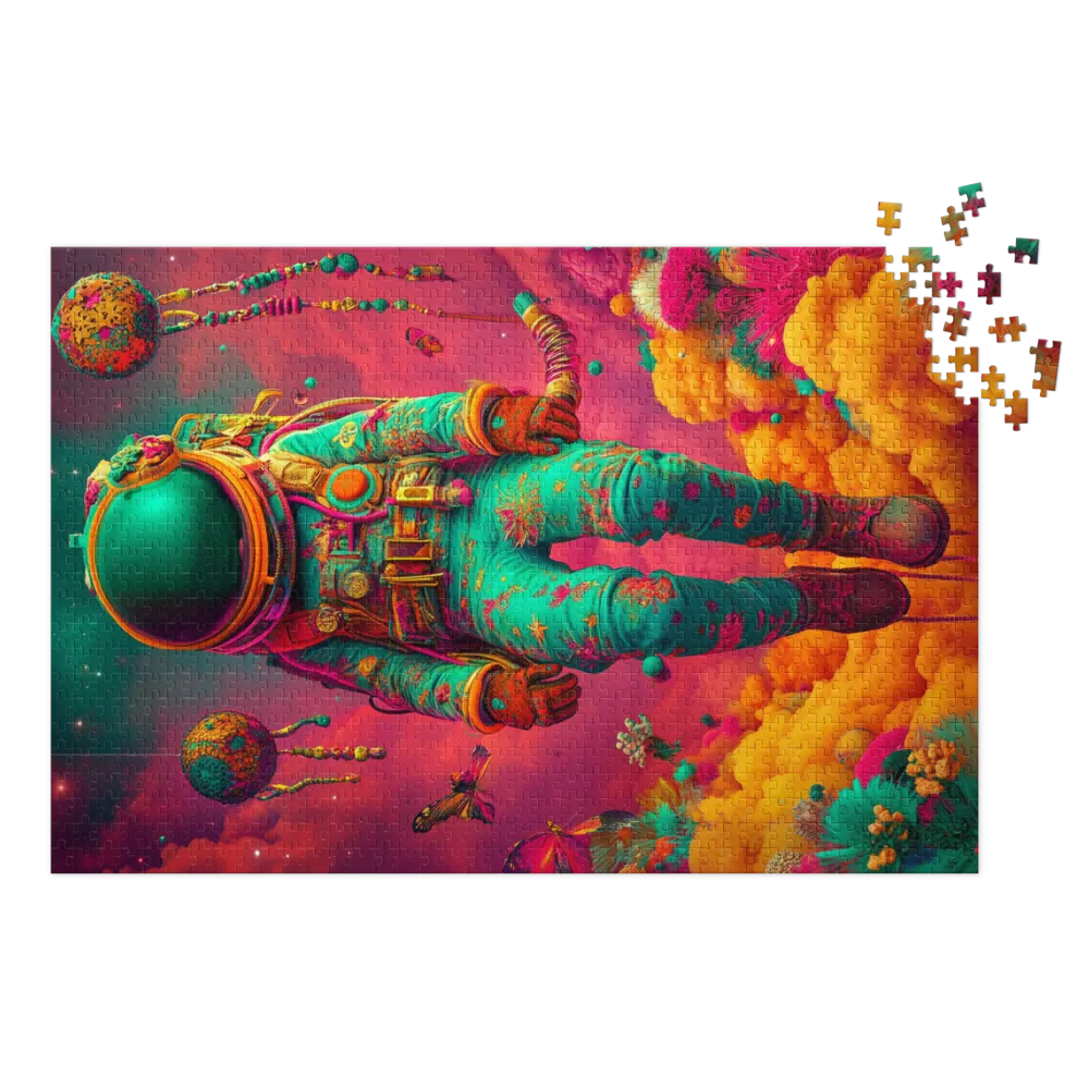Cosmic Voyager 
 Jigsaw Puzzle in Tin Box