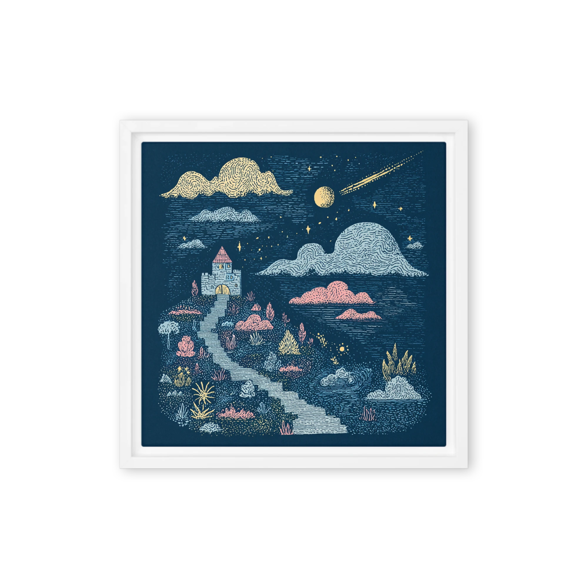 Moonlit Castle Journey
