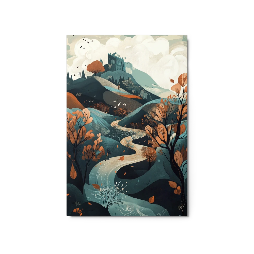 Autumnal Castle Journey | Art Print