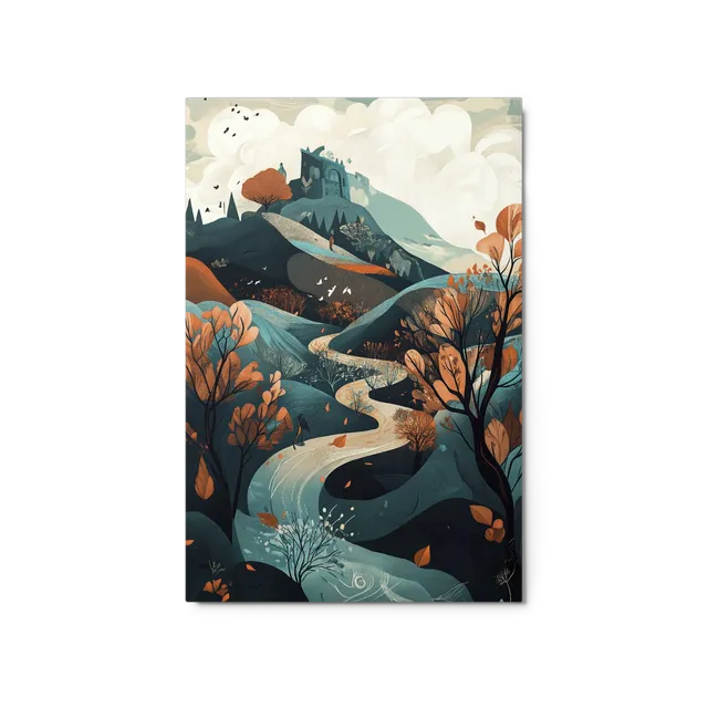 Autumnal Castle Journey | Art Print
