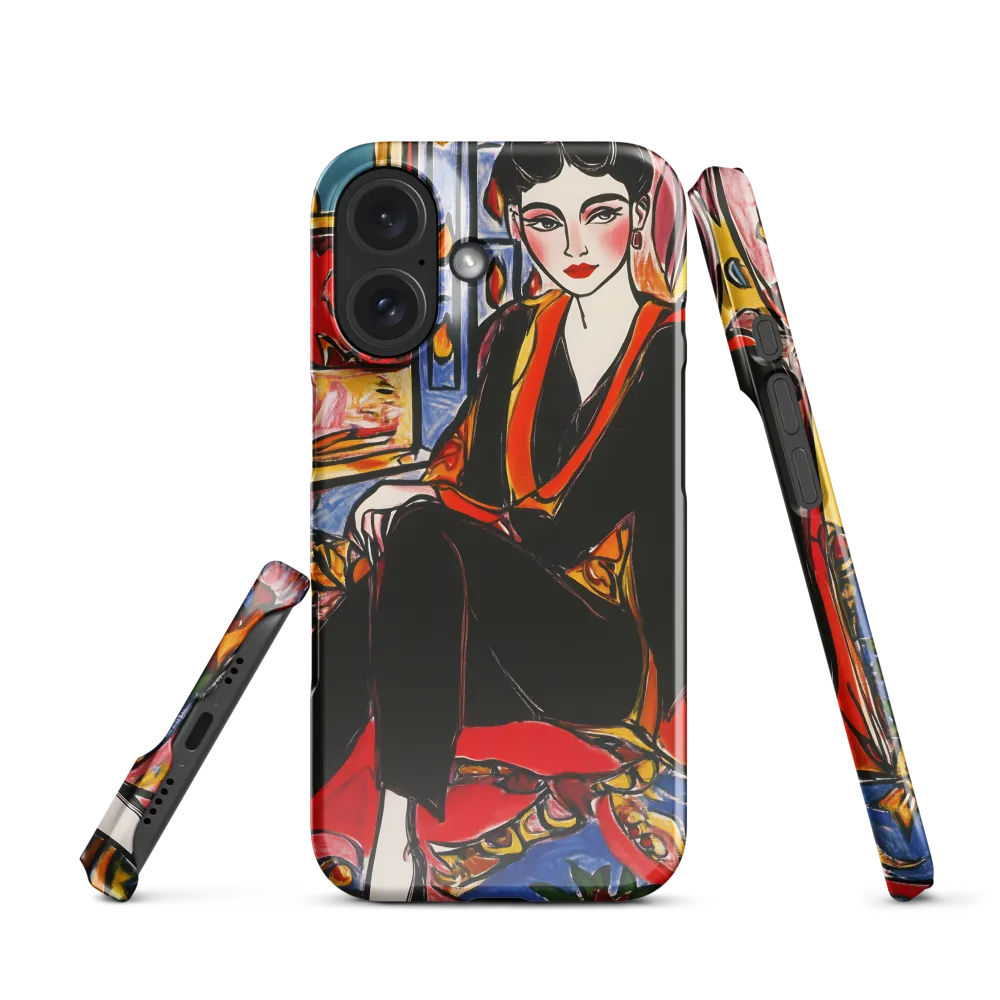 Art Deco Woman Portrait 
 iPhone 17 Pro | MagSafe® Tough Case