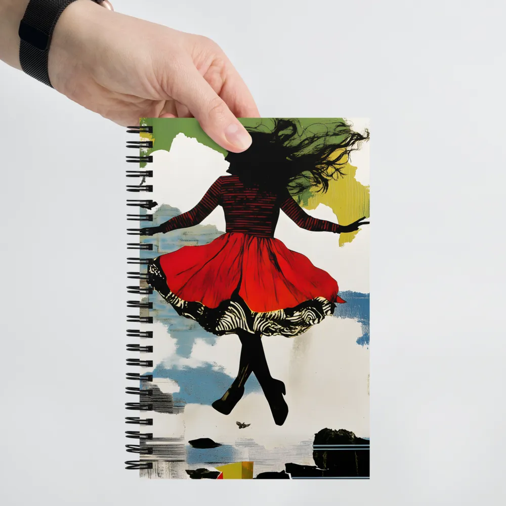 Rhythmic Silhouette Dance 
 Spiral Notebook | 140 pages