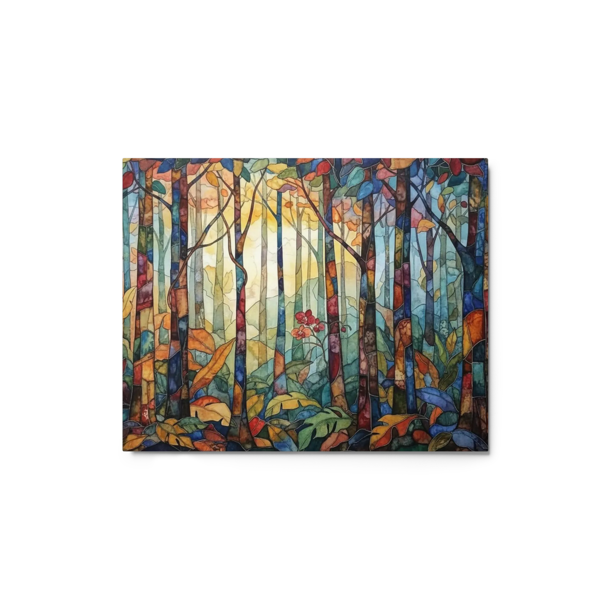 Stained Glass Forest Canopy