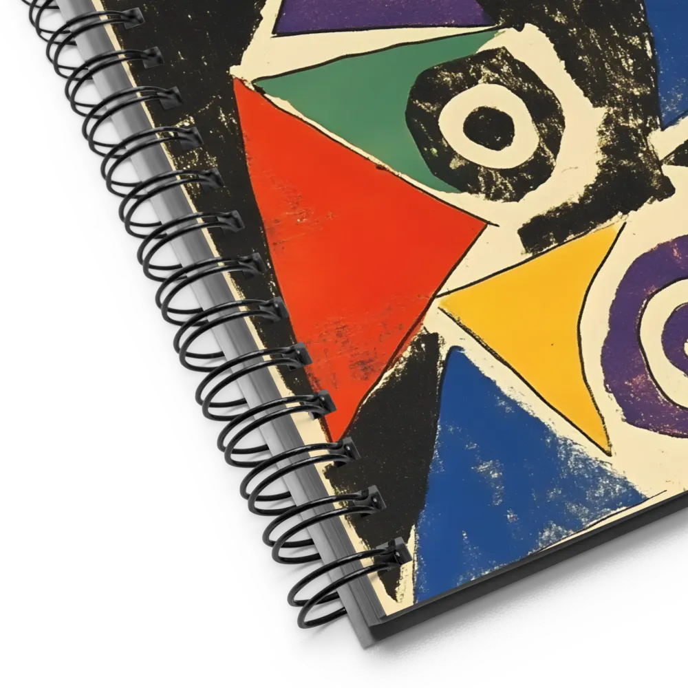 Dynamic Geometric Composition 
 Spiral Notebook | 140 pages