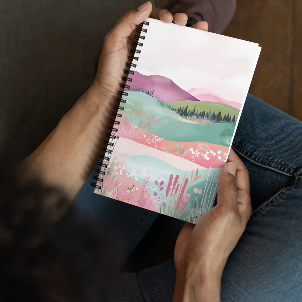 Dreamy Hillside Panorama 
 Spiral Notebook | 140 pages