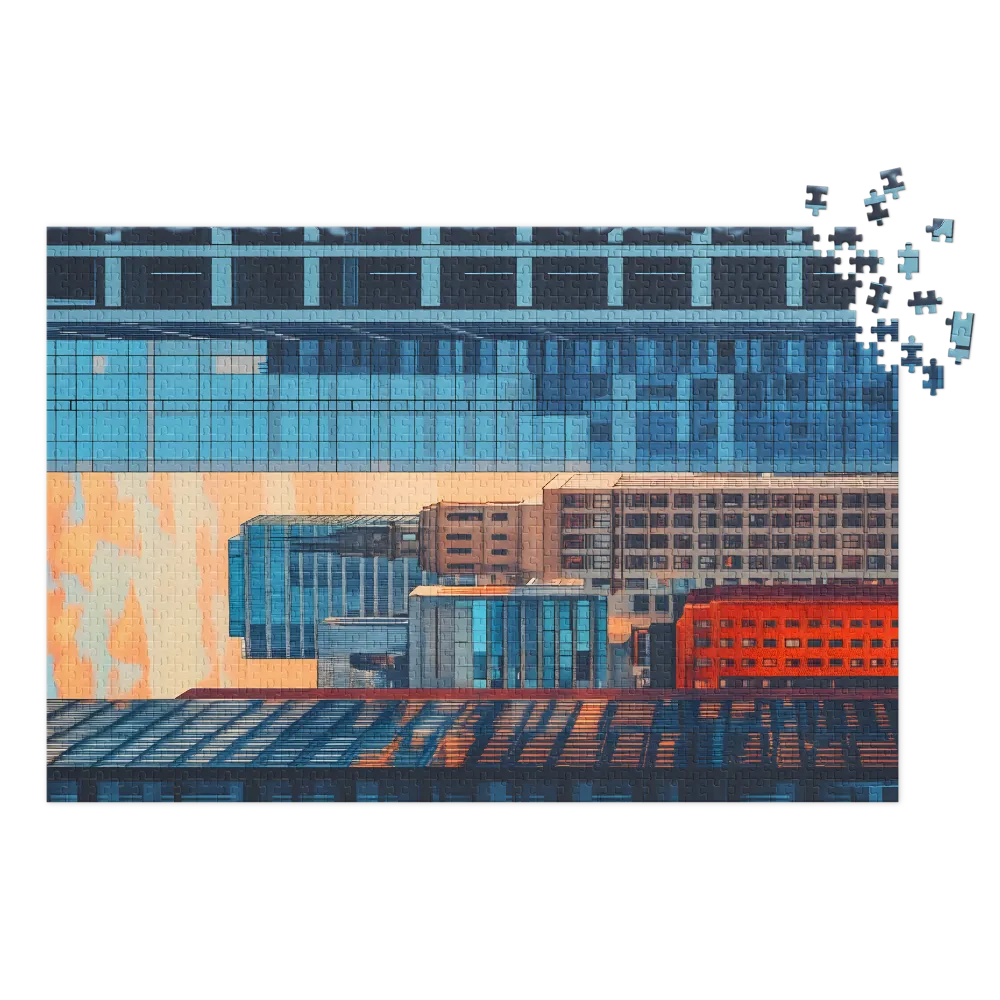 Urban Sentinel 
 Jigsaw Puzzle in Tin Box