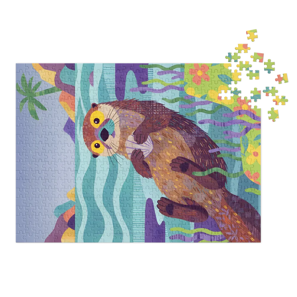 Shell-Holding Otter