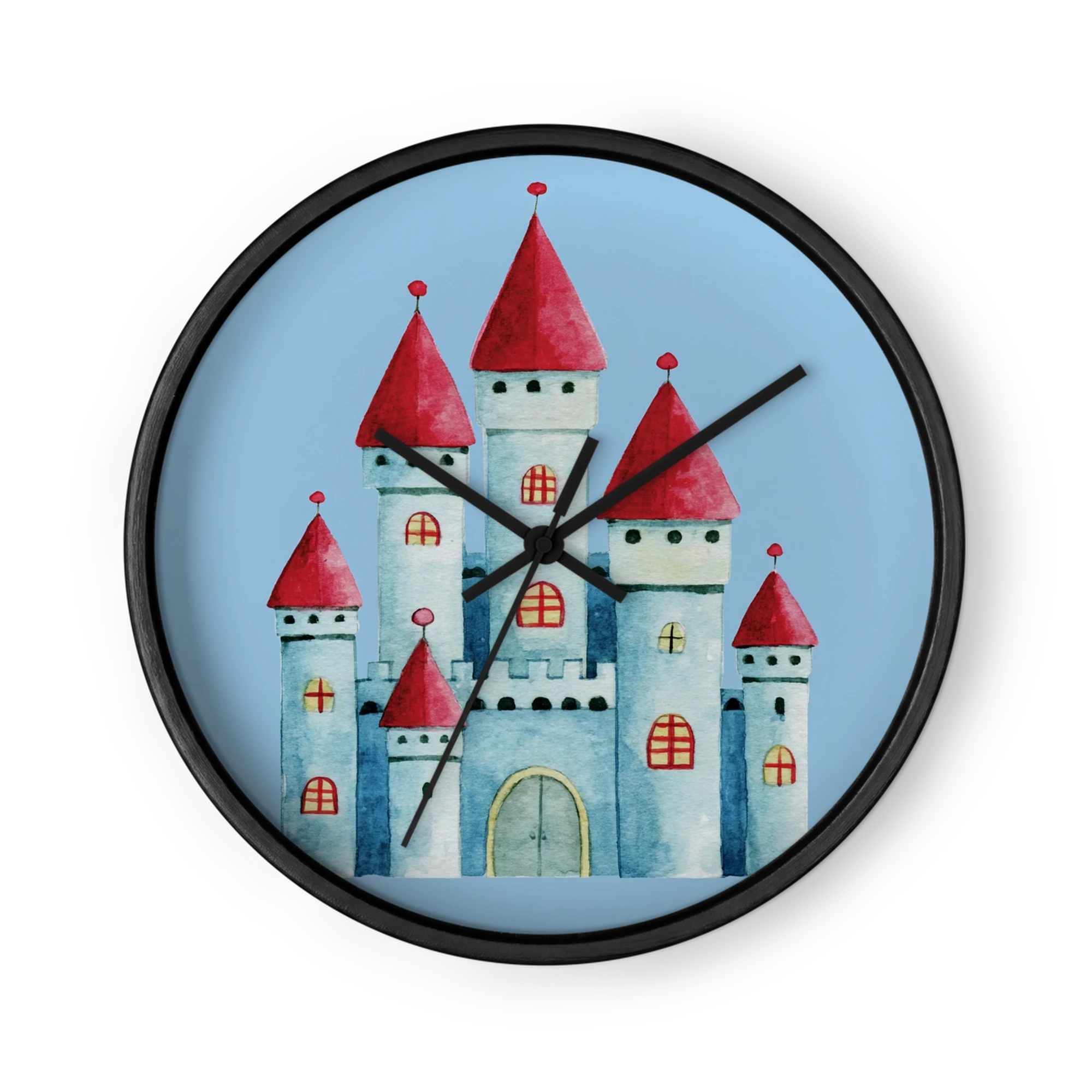 Fairytale Watercolor Castle