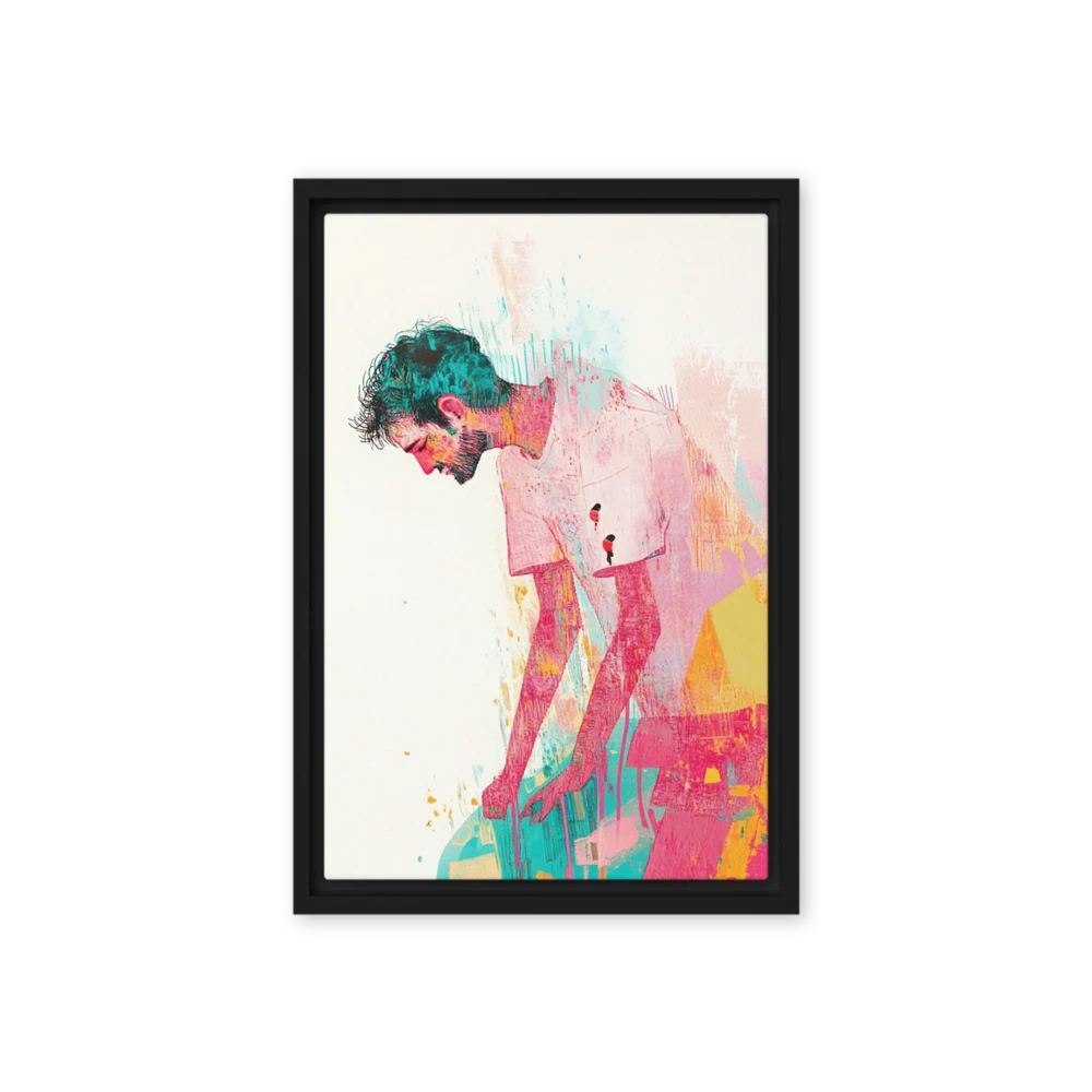 Colorful Painter's Gaze | Art Print