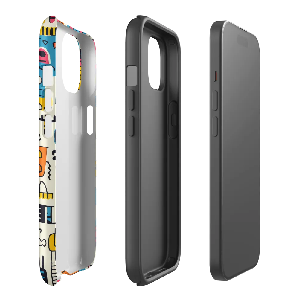 Abstract Vibrant Characters Design