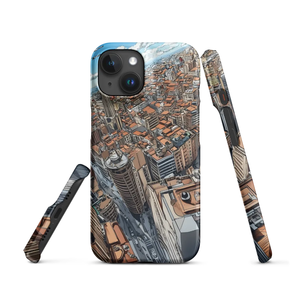 Aerial Cityscape Illustration | Phone Case