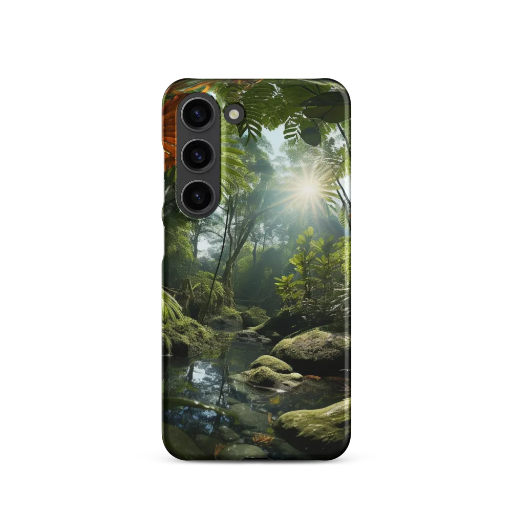 Jungle Scene with Sunlight | Phone Case