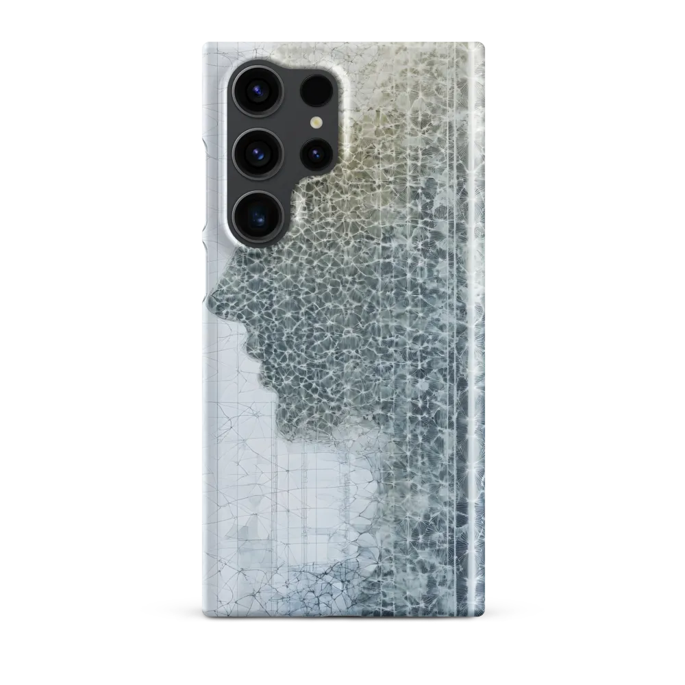 Abstract Silhouette in Digital Patterns | Phone Case