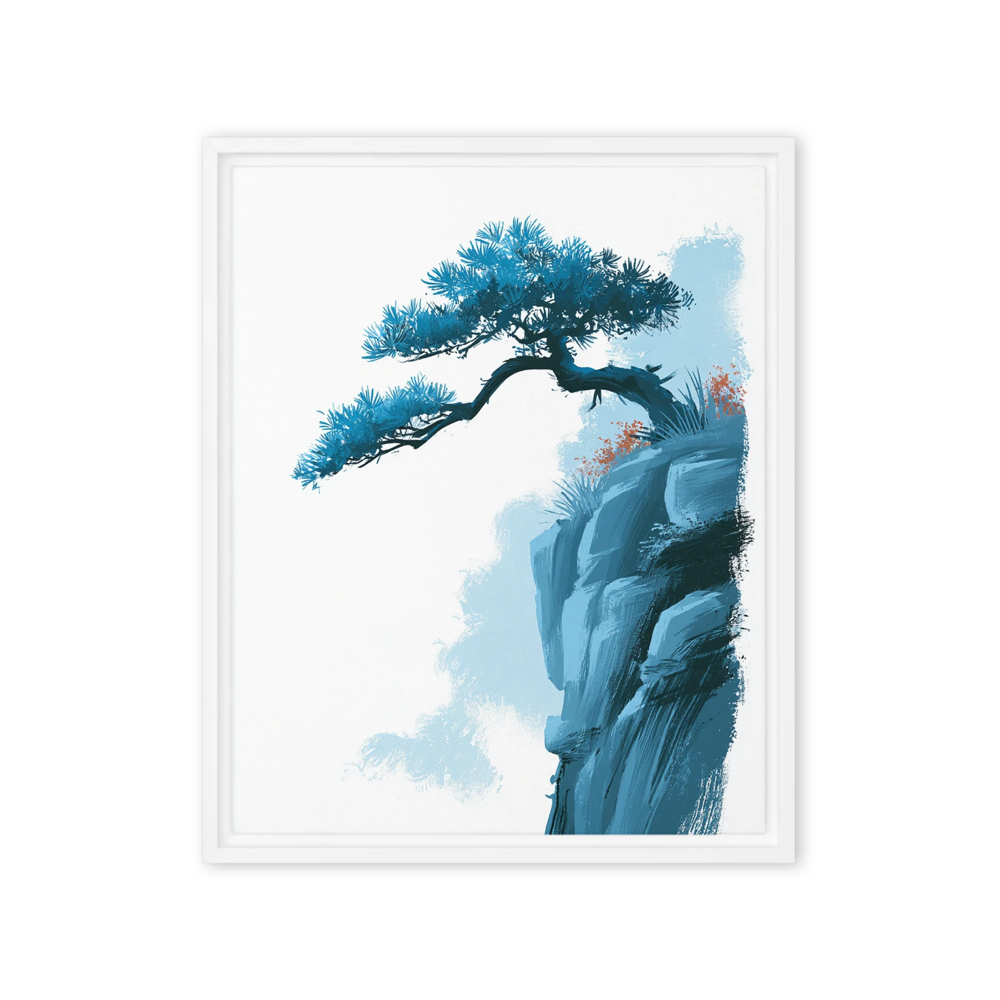 Blue Pine on Cliff