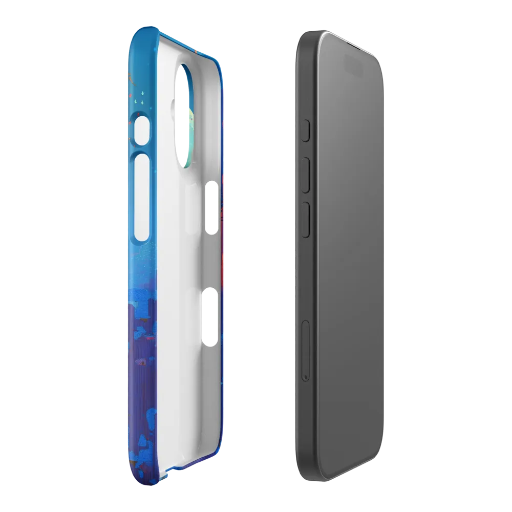 Celestial Flight Over Futurism 
 iPhone 16 Pro Max | MagSafe® Tough Case