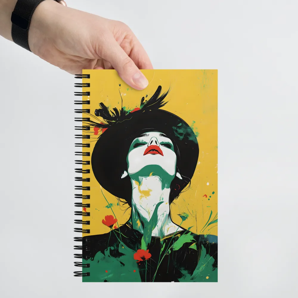 Woman in Bloom 
 Spiral Notebook | 140 pages