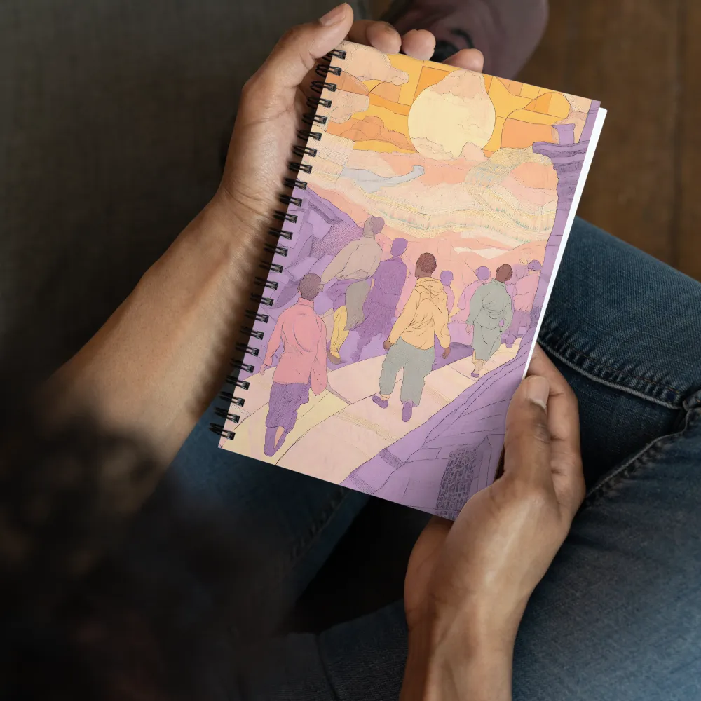 Woven Paths to the Light 
 Spiral Notebook | 140 pages
