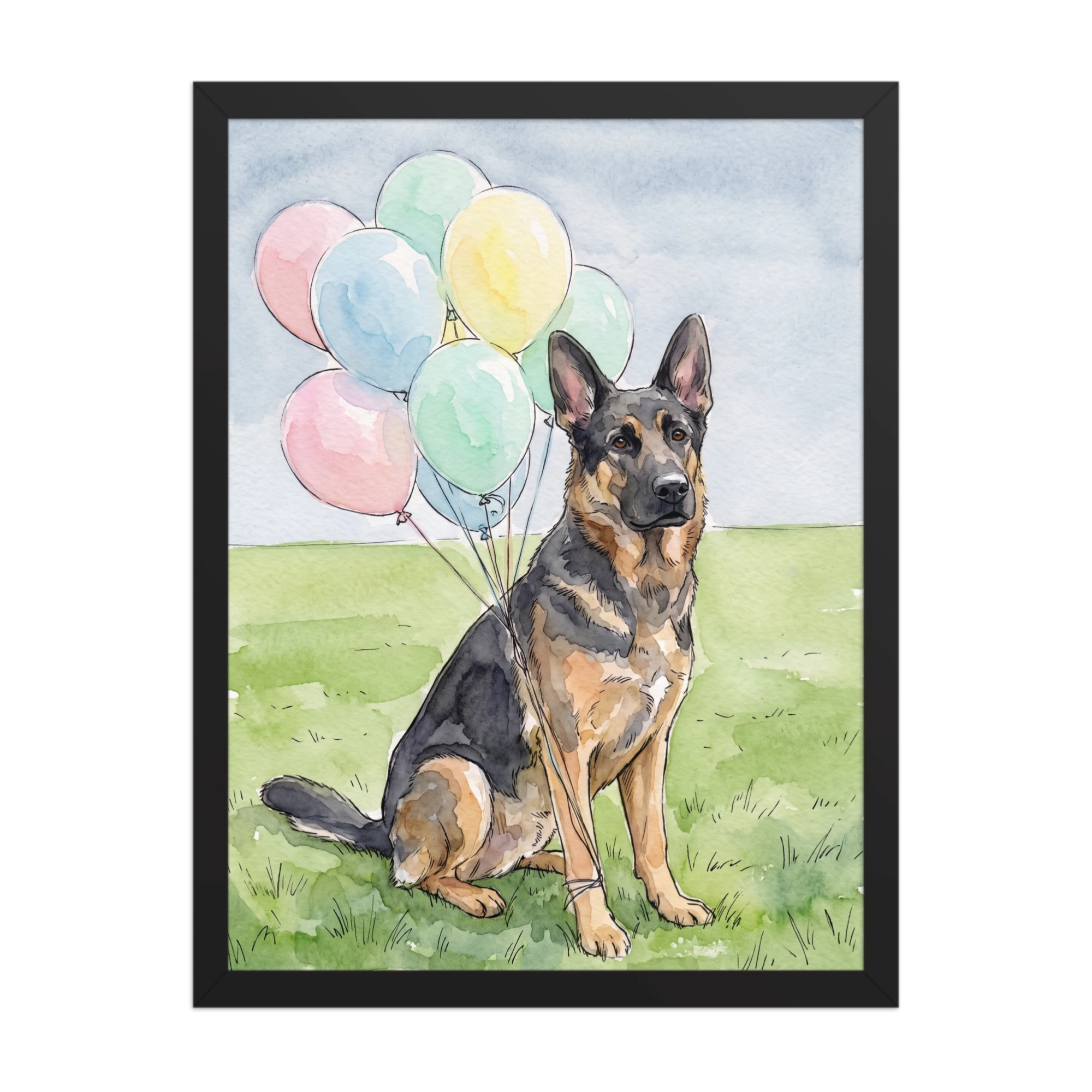 Balloon — Ink & Wash