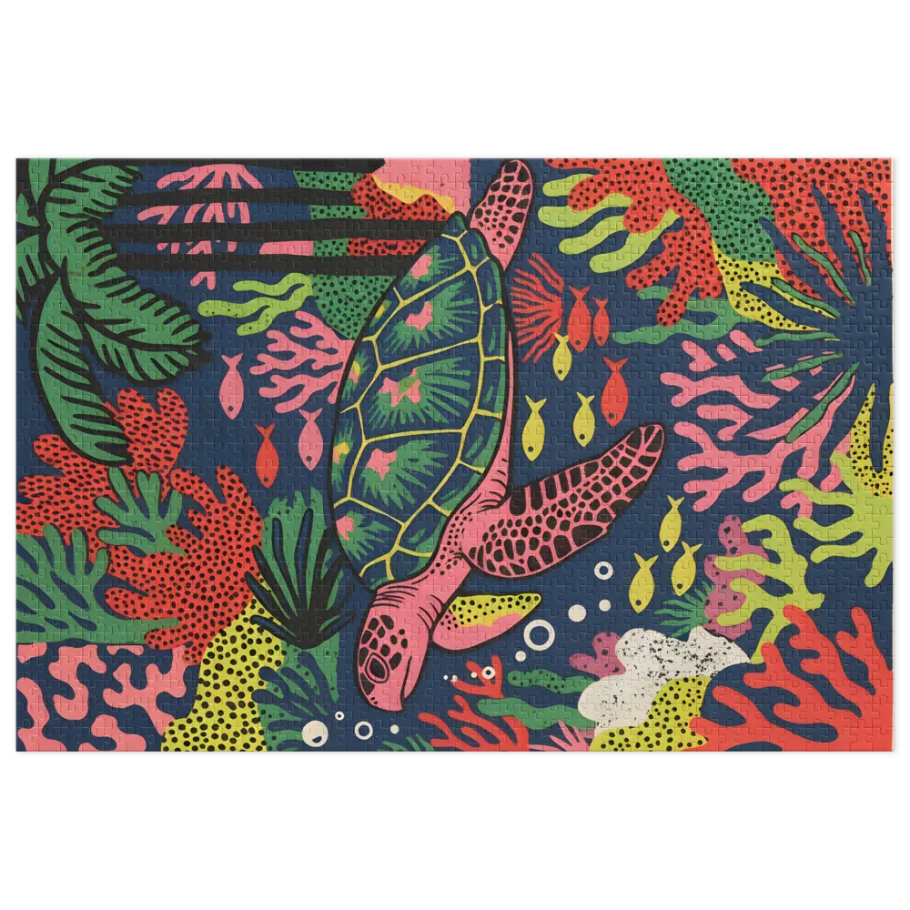 Coral Reef Turtle | Jigsaw Puzzles