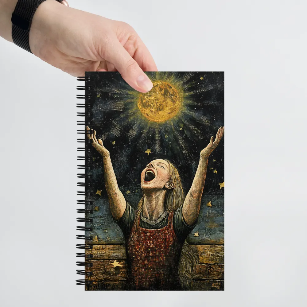 Woman's Celestial Ecstasy 
 Spiral Notebook | 140 pages