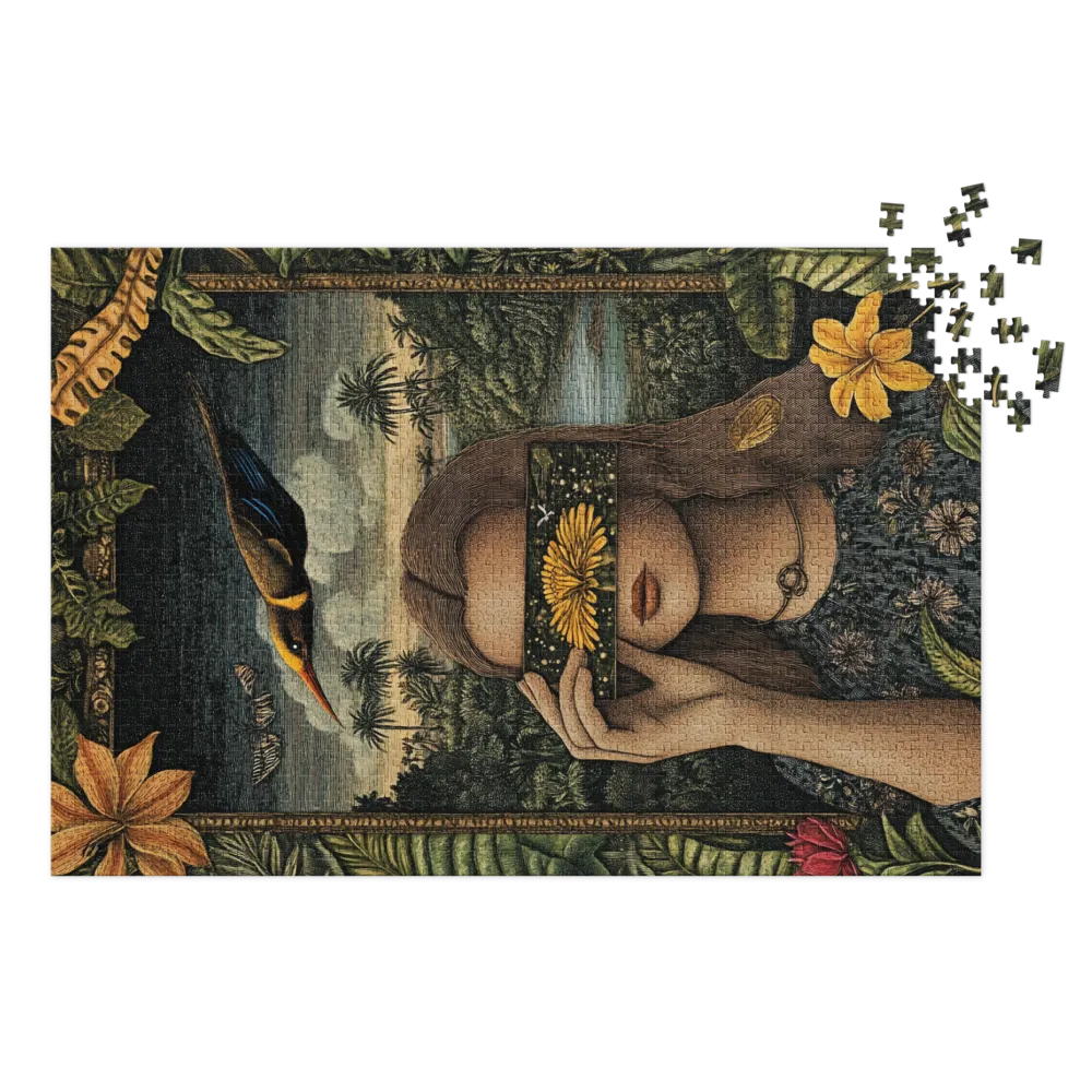 Visão da Selva 
 Puzzle em caixa de metal