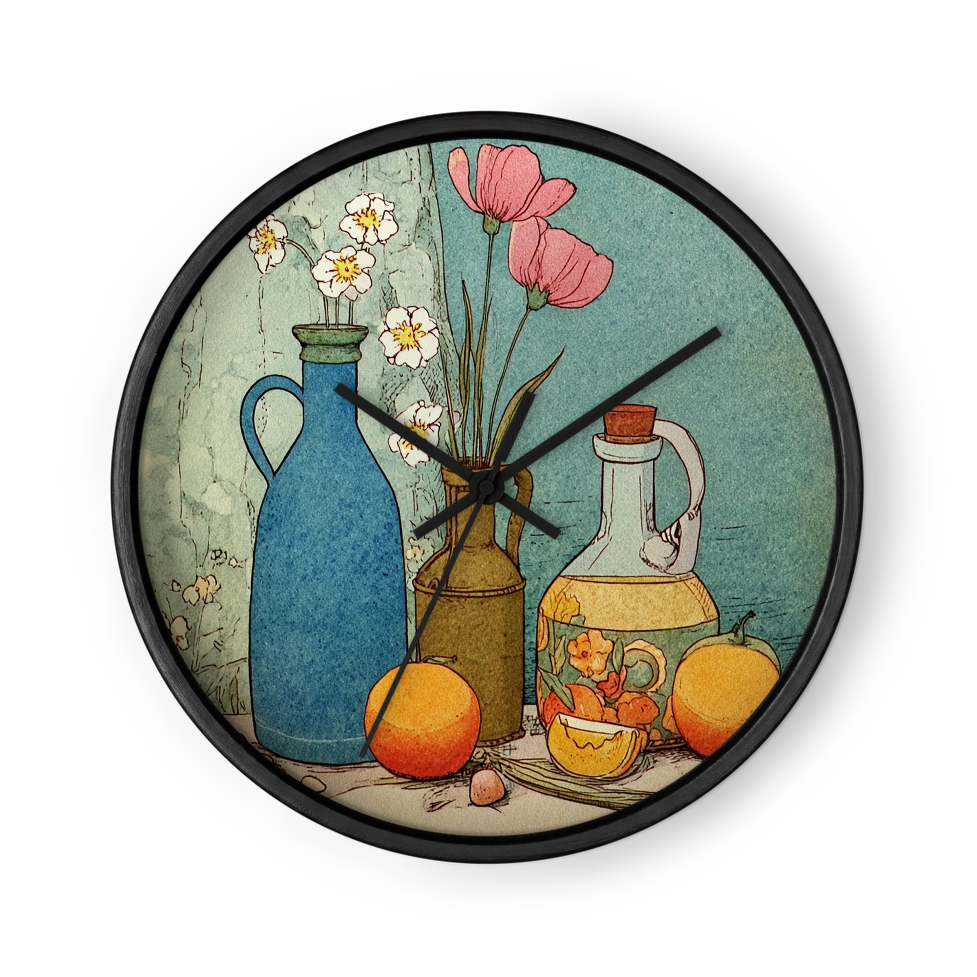 Still Life with Blue Pitcher and Oranges