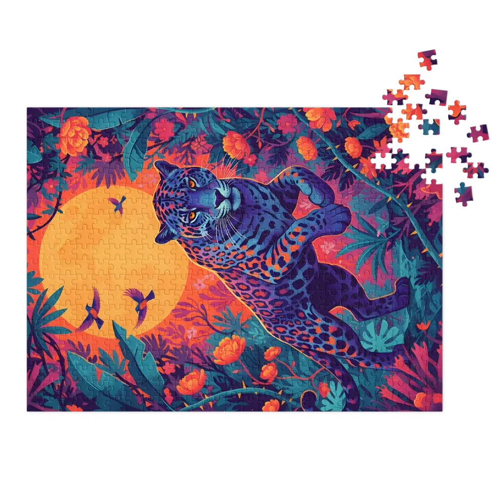 Moonlit Jungle Leopard