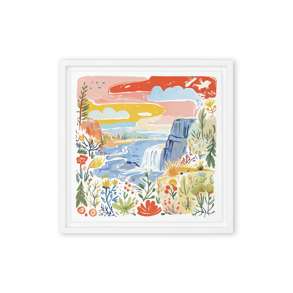 Wildflower Waterfall | Art Print