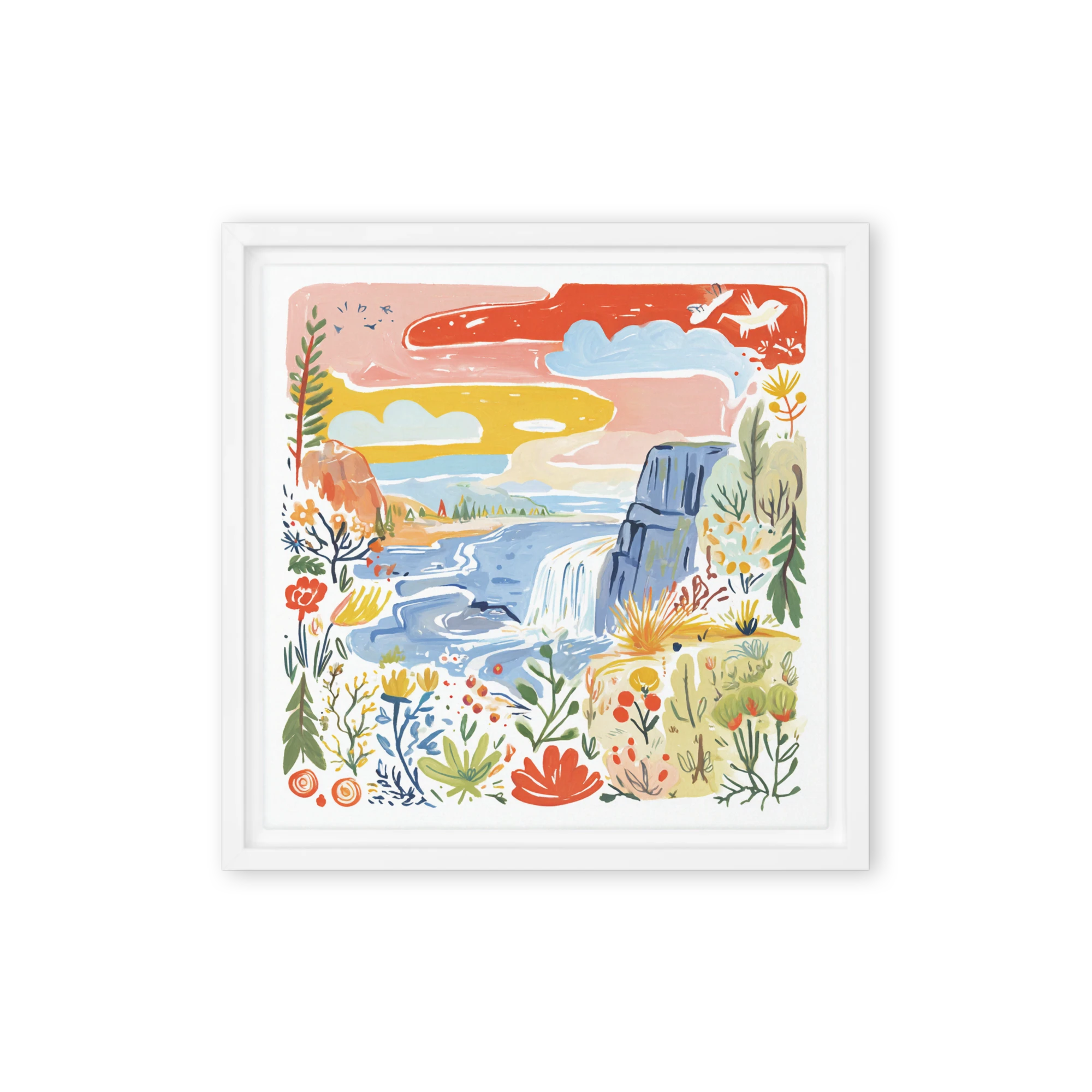 Wildflower Waterfall | Art Print