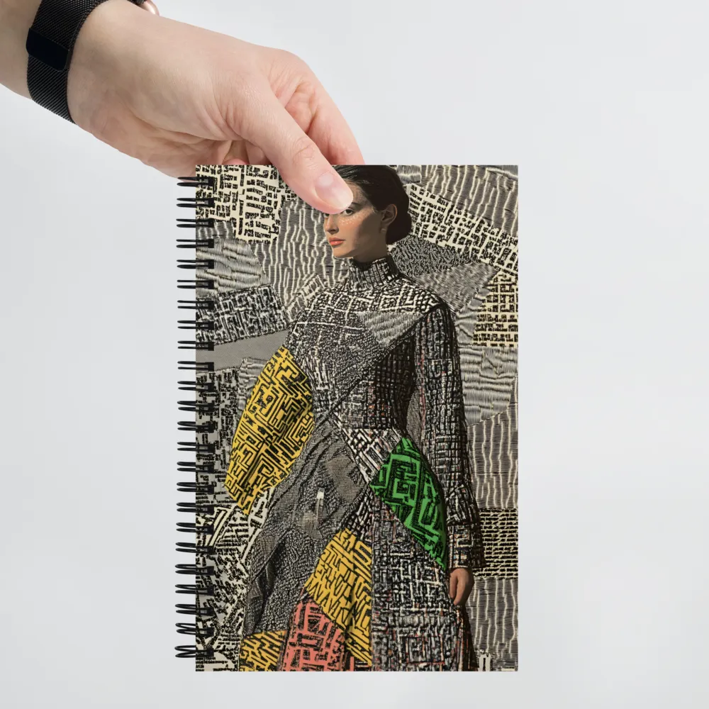Urban Labyrinth Portrait 
 Spiral Notebook | 140 pages