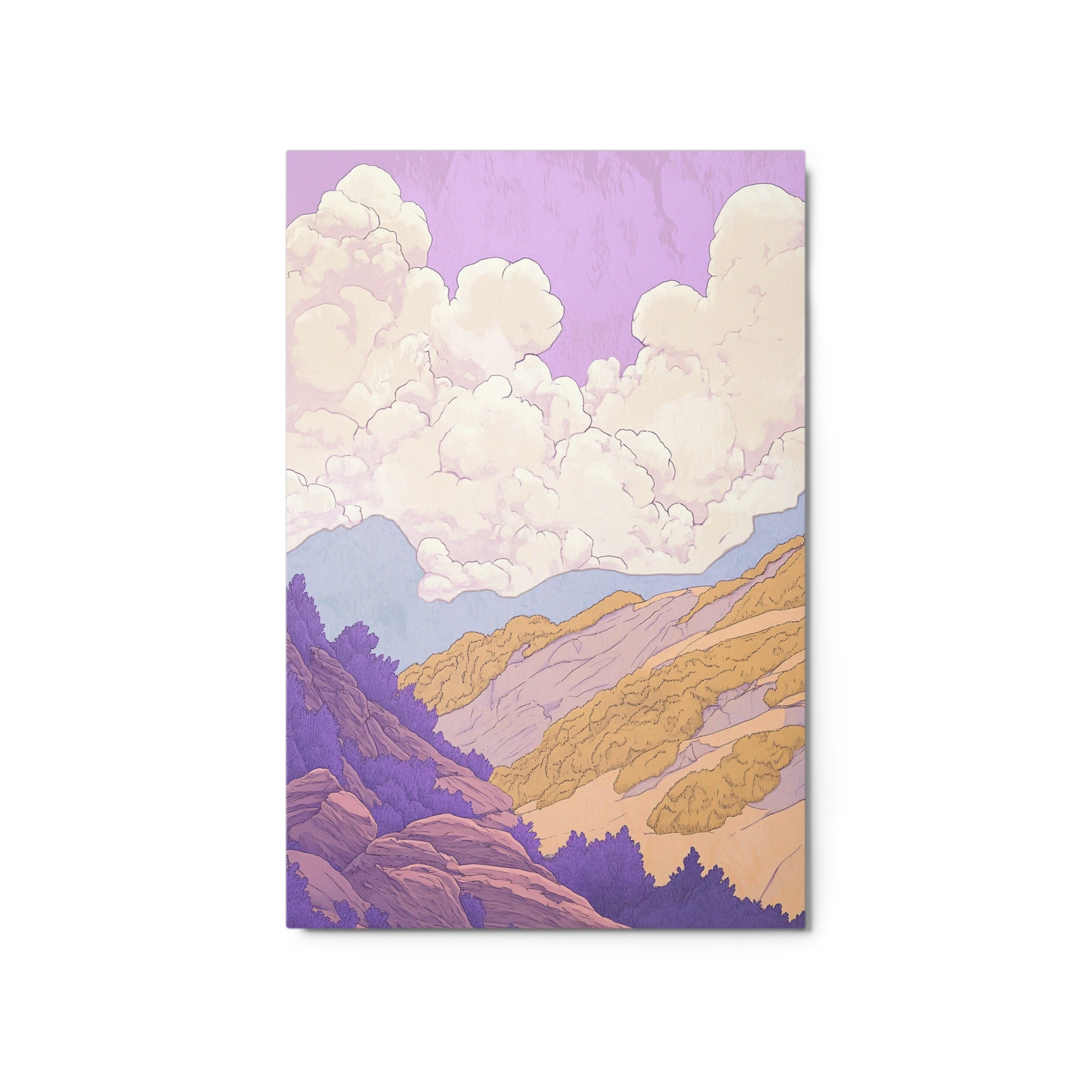 Serene Landscape with Clouds