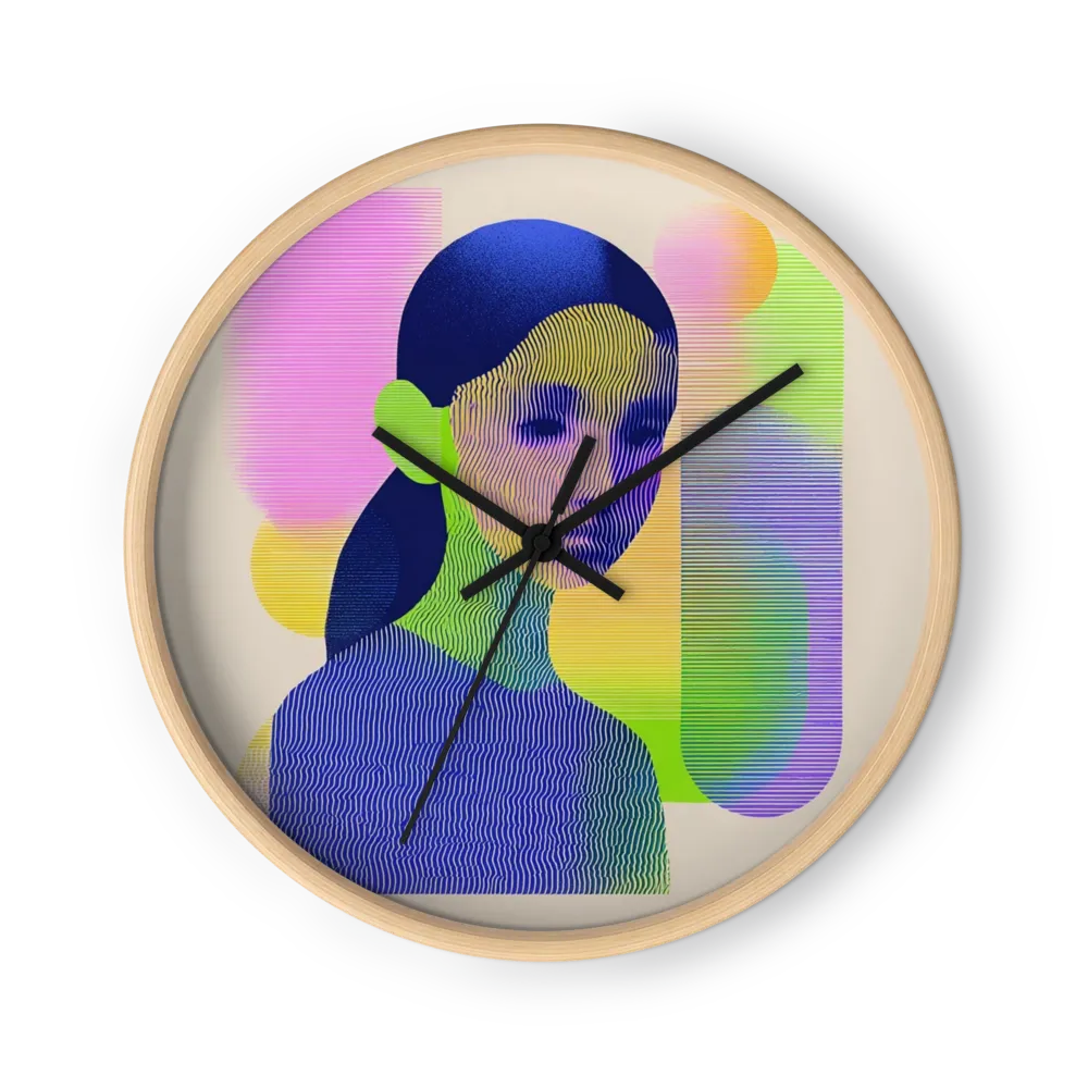 Resonance in Contour | Wall Clock