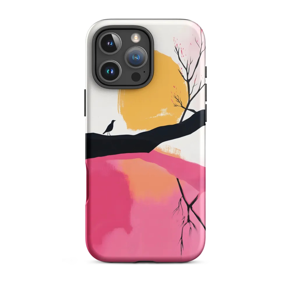 Pink Sunset Birds Reflection | Phone Case