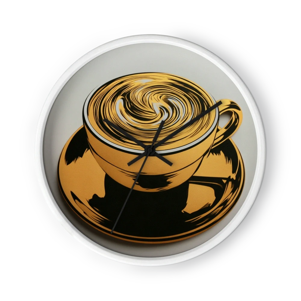 Coffee & Tea Wall Clocks — Brewed On The Hour