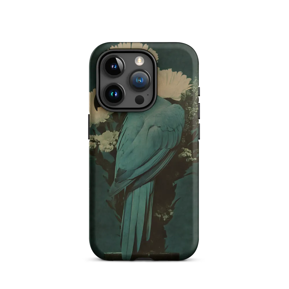 Blue Bird with White Flowers | Phone Case