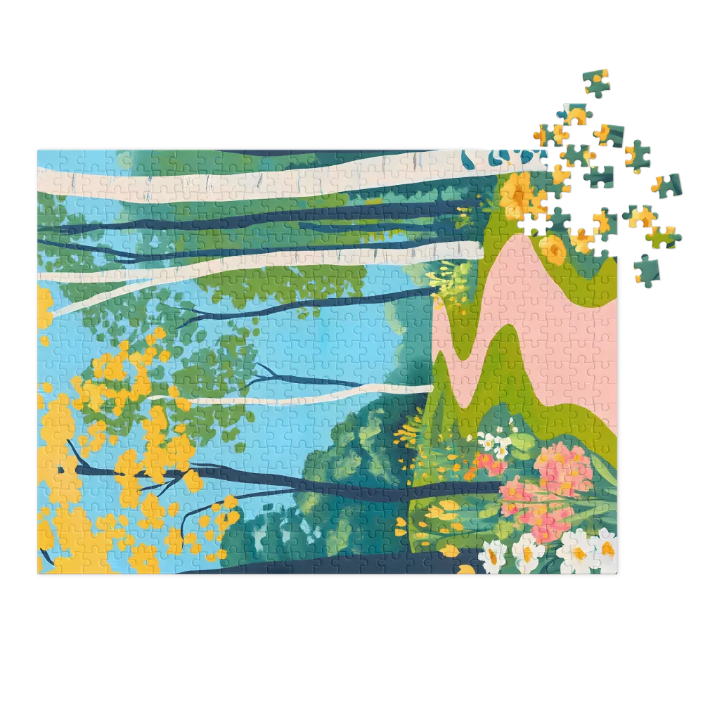 Vibrant Floral Landscape
