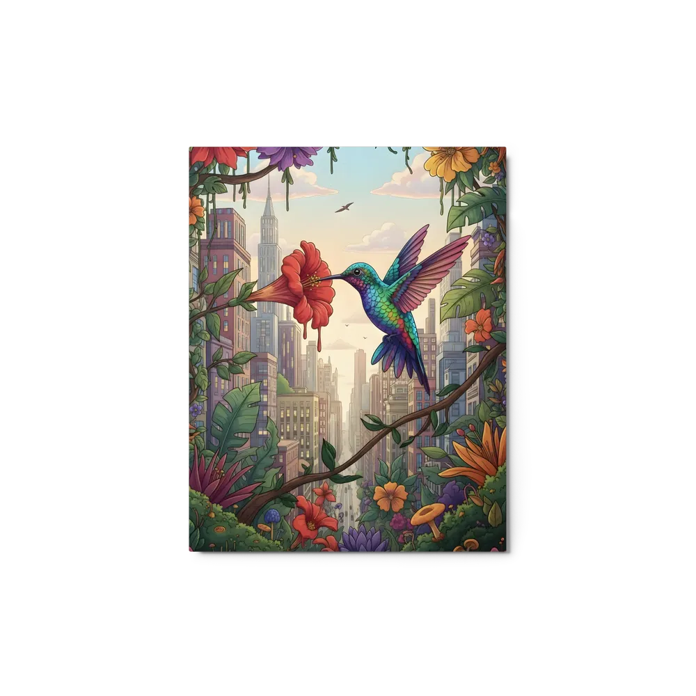 Urban Garden Hummingbird | Art Print